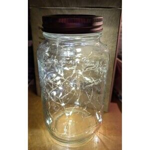 Mason qrt Jar Fairy 20 LED String Lights Firefly Wedding Christmas Centerpieces